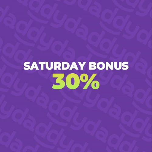 30% Субботний бонус 